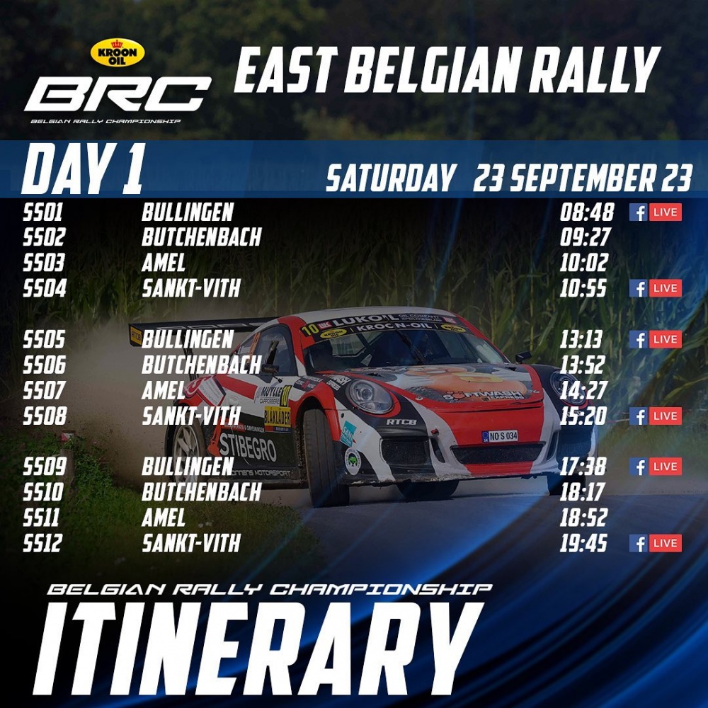 East Belgian Rally - rallylovers.be