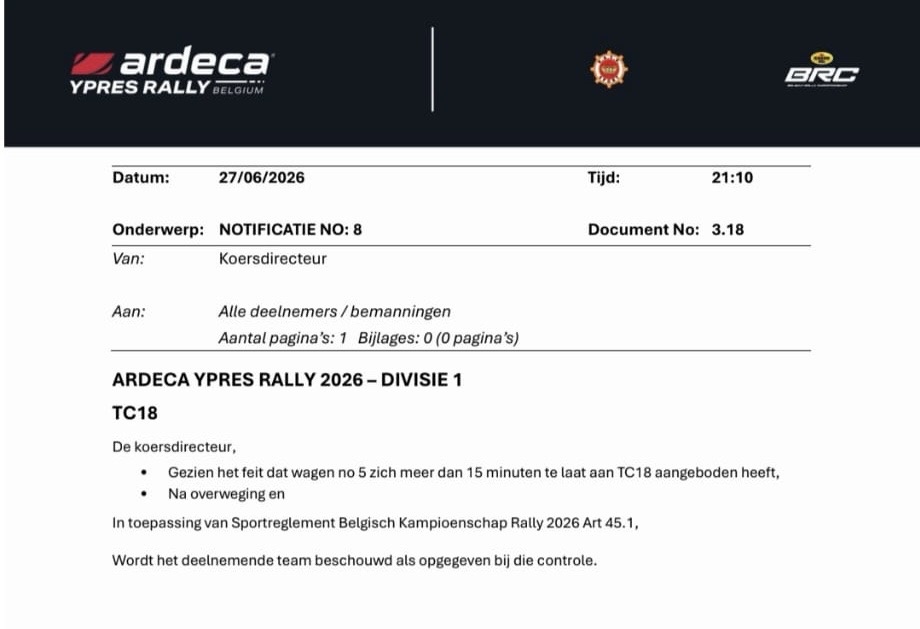 Ardeca Ypres Rally Belgium - rallylovers.be