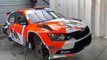 Livery voor Steven Vergalle - Tim Van Parijs met Fabia R5 in 6 Uren van Kortrijk